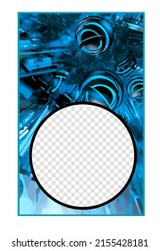 Editable modern technology template for social media. Promo template. Social media banner, vector.