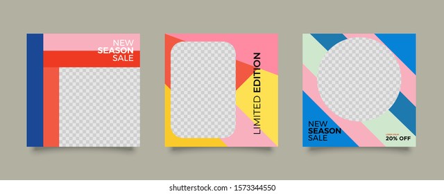Editable Modern Template. Discount Promo Template. Social Media Post Template. Social Media Banner