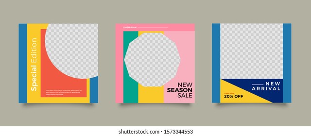 Editable Modern Template. Discount Promo Template. Social Media Post Template. Social Media Banner