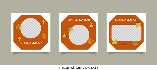 Editable Modern Template. Discount Promo Template. Social Media Post Template. Social Media Banner
