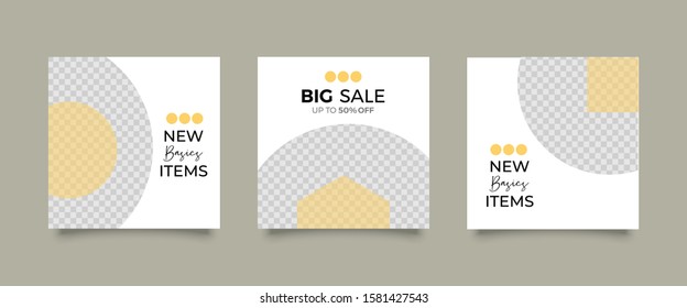 Editable Modern Template. Discount Promo Template. Social Media Post Template. Social Media Banner