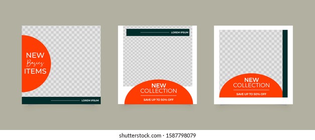 Editable Modern Template. Discount Promo Template. Social Media Post Template. Social Media Banner