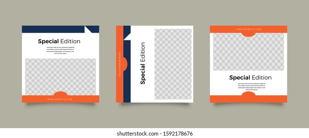 Editable Modern Template. Discount Promo Template. Social Media Post Template. Social Media Banner