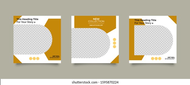 Editable Modern Template. Discount Promo Template. Social Media Post Template. Social Media Banner