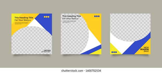 Editable Modern Template. Discount Promo Template. Social Media Post Template. Social Media Banner