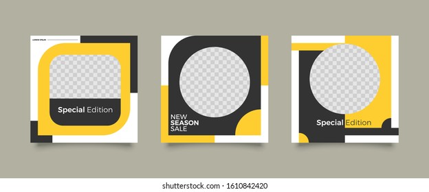 Editable Modern Template. Discount Promo Template. Social Media Post Template. Social Media Banner