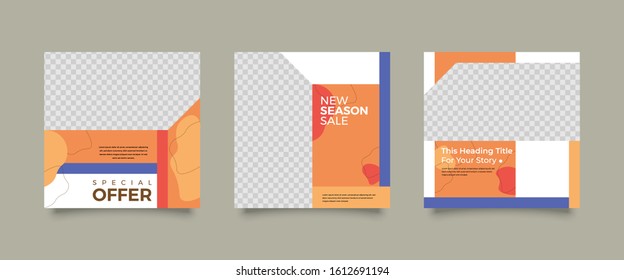 Editable Modern Template. Discount Promo Template. Social Media Post Template. Social Media Banner