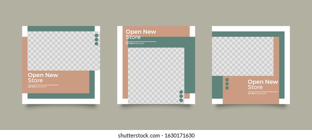 Editable Modern Template. Discount Promo Template. Social Media Post Template. Social Media Banner