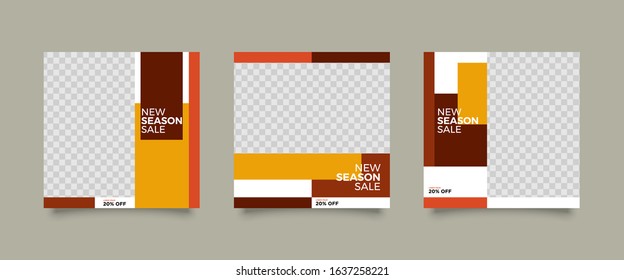 Editable Modern Template. Discount Promo Template. Social Media Post Template. Social Media Banner