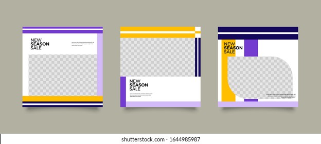 Editable Modern Template. Discount Promo Template. Social Media Post Template. Social Media Banner