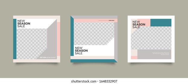 Editable Modern Template. Discount Promo Template. Social Media Post Template. Social Media Banner