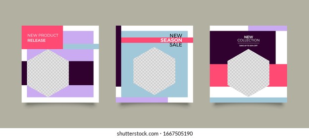 Editable Modern Template. Discount Promo Template. Social Media Post Template. Social Media Banner