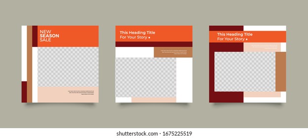 Editable Modern Template. Discount Promo Template. Social Media Post Template. Social Media Banner