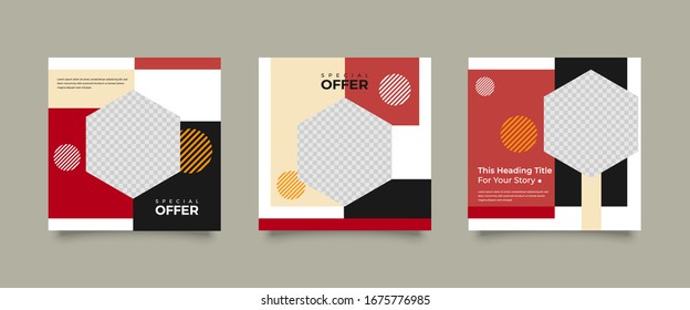 Editable Modern Template. Discount Promo Template. Social Media Post Template. Social Media Banner