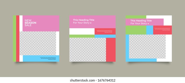 Editable Modern Template. Discount Promo Template. Social Media Post Template. Social Media Banner