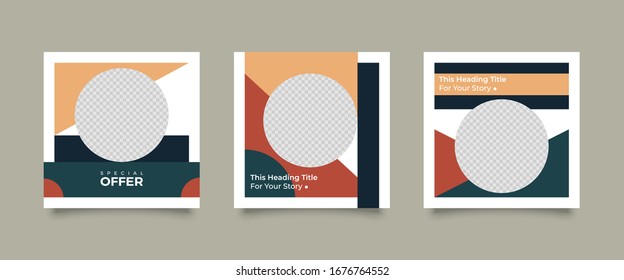 Editable Modern Template. Discount Promo Template. Social Media Post Template. Social Media Banner