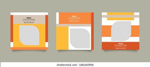 Editable Modern Template. Discount Promo Template. Social Media Post Template. Social Media Banner