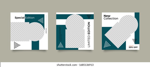 Editable Modern Template. Discount Promo Template. Social Media Post Template. Social Media Banner