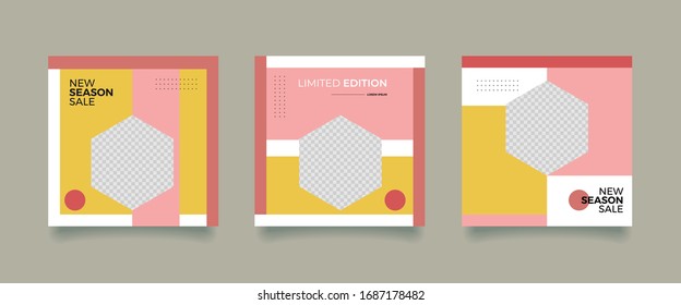 Editable Modern Template. Discount Promo Template. Social Media Post Template. Social Media Banner