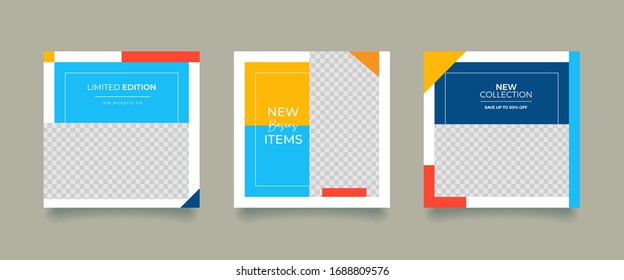 Editable Modern Template. Discount Promo Template. Social Media Post Template. Social Media Banner