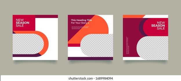 Editable Modern Template. Discount Promo Template. Social Media Post Template. Social Media Banner