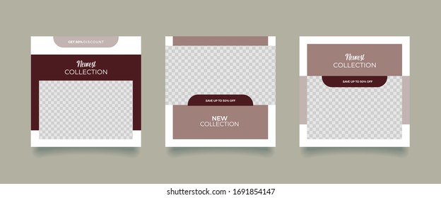 Editable Modern Template. Discount Promo Template. Social Media Post Template. Social Media Banner