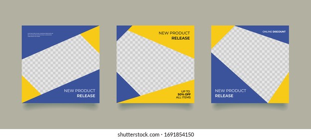 Editable Modern Template. Discount Promo Template. Social Media Post Template. Social Media Banner