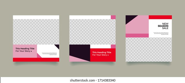 Editable Modern Template. Discount Promo Template. Social Media Post Template. Social Media Banner