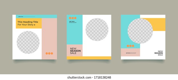 Editable Modern Template. Discount Promo Template. Social Media Post Template. Social Media Banner
