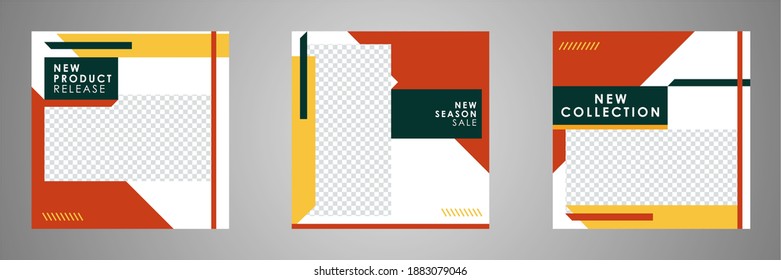 Plantilla Moderna editable. Plantilla de promoción de descuento. Plantilla de publicación de medios sociales. Cartel de los medios sociales.