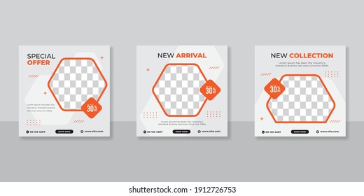 Editable Modern Template. Discount Promo Template. Social Media Post Template. Social Media Banner