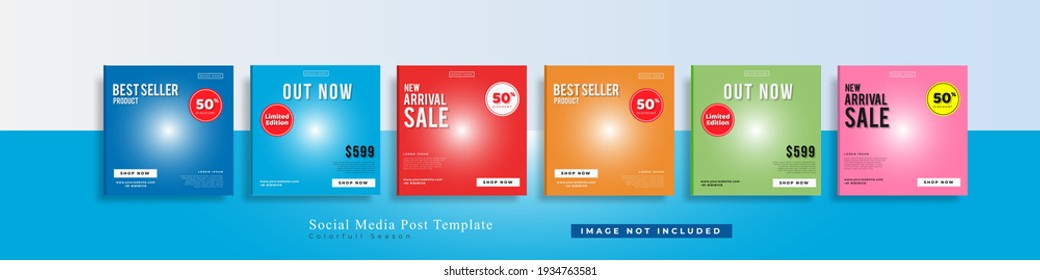 Editable Modern Template. Discount Promo Template. Social Media Post Template. Social Media design