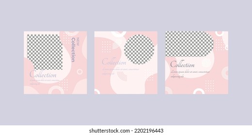 Editable Modern Template. Discount Promo Template for Social Media Post, banner. Elegant sale and discount backgrounds with abstract pattern. Vector cover.