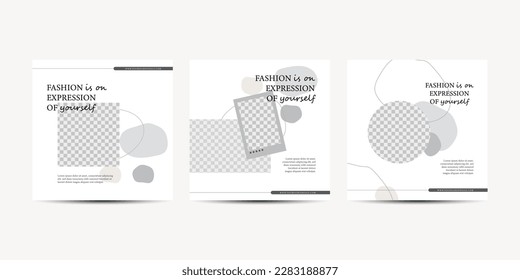 Editable Modern Template. Discount Promo Template for Social Media Post, banner. Elegant sale and discount backgrounds with abstract pattern. Vector cover.