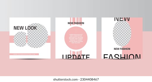 Editable Modern Template. Discount Promo Template for Social Media Post, banner. Elegant sale and discount backgrounds with abstract pattern. Vector cover.
