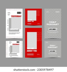 Editable Modern Template. Discount Promo Template. Social Media Post Template. Social Media Banner