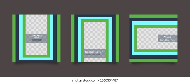 Editable Modern Template. Social Media Post. Discount Promo Template. Multipurpose Banner Social Media