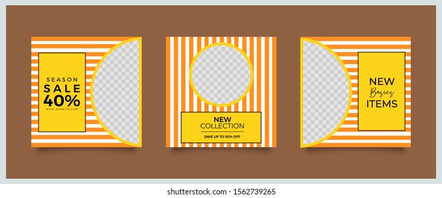 Editable Modern Template. Social Media Post. Discount Promo Template. Multipurpose Banner Social Media.