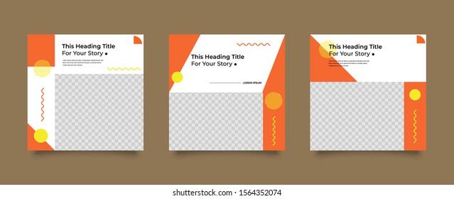 Editable Modern Template. Social Media Post. Discount Promo Template. Multipurpose Banner Social Media.