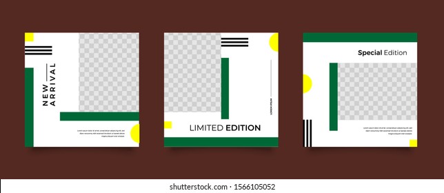 Editable Modern Template. Social Media Post. Discount Promo Template. Multipurpose Banner Social Media