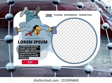 Editable modern template for social media. Promo template. Social media banner, vector.