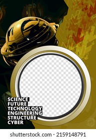 Bearbeitbare moderne Vorlage für soziale Medien. Promo-Vorlage für Ihre Produkte. Social Media-Banner mit futuristischem Hintergrund, Vektorgrafik.