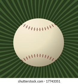 Editable modern vector baseball background