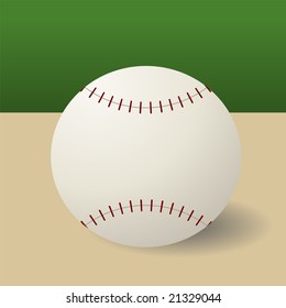 Editable modern vector baseball background