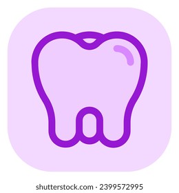 Editable molar, premolar, tooth vector icon. Dentistry, healthcare, medical. Part of a big icon set family. Perfect for web and app interfaces, presentations, infographics, etc