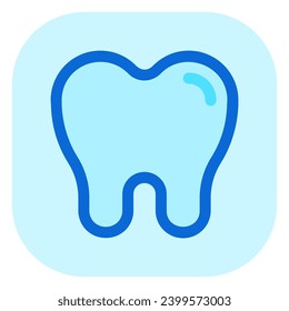 Editable molar, premolar, tooth vector icon. Dentistry, healthcare, medical. Part of a big icon set family. Perfect for web and app interfaces, presentations, infographics, etc