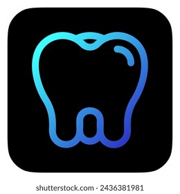 Editable molar, premolar, tooth vector icon. Dentistry, healthcare, medical. Part of a big icon set family. Perfect for web and app interfaces, presentations, infographics, etc