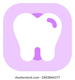 Editable molar, premolar, tooth vector icon. Dentistry, healthcare, medical. Part of a big icon set family. Perfect for web and app interfaces, presentations, infographics, etc