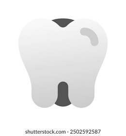 Editable molar, premolar, tooth vector icon. Dentistry, healthcare, medical. Part of a big icon set family. Perfect for web and app interfaces, presentations, infographics, etc