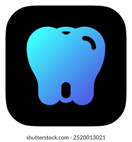 Editable molar, premolar, tooth vector icon. Dentistry, healthcare, medical. Part of a big icon set family. Perfect for web and app interfaces, presentations, infographics, etc